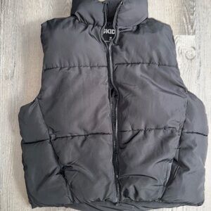 Urban Planet Black Puffer Vest - Kids